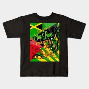 Jamaican Rasta One Love Party Kids T-Shirt